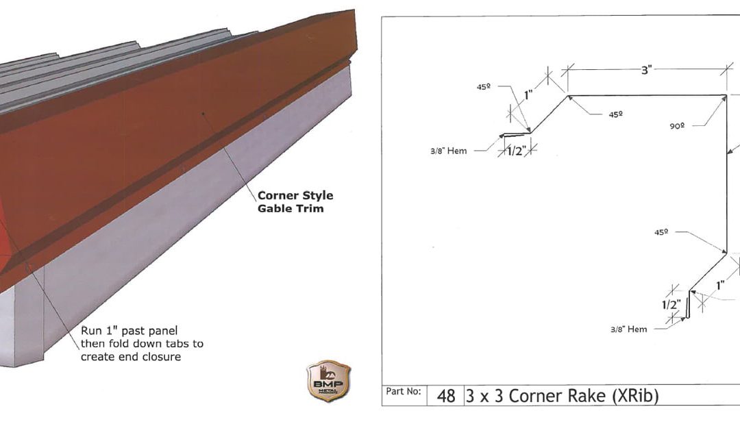 3×3 Corner Rake (XRib)