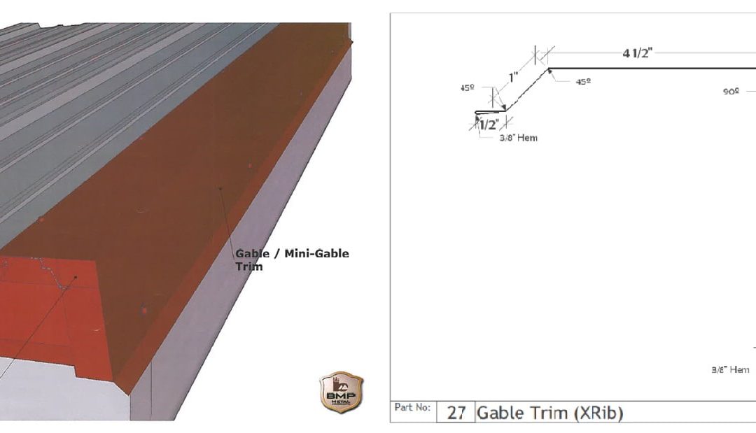 Gable Trim (xRib)